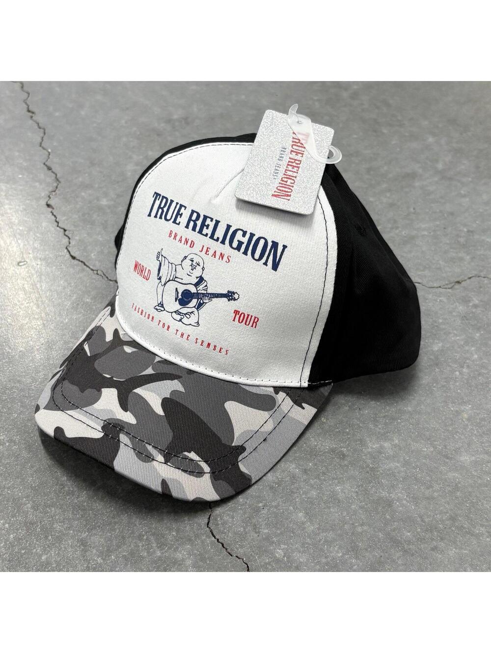 True Religion Youth Camo Snapback Hat NWT